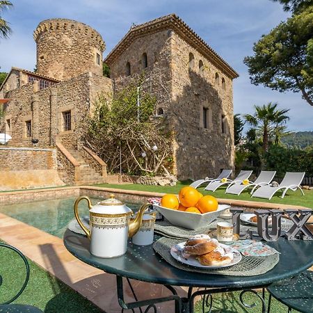 Castillo Can Xirau, Propiedad Exclusiva Con Piscina & Aircon Villa Santa Susanna Exterior foto