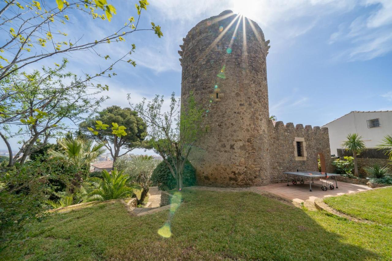 Castillo Can Xirau, Propiedad Exclusiva Con Piscina & Aircon Villa Santa Susanna Exterior foto