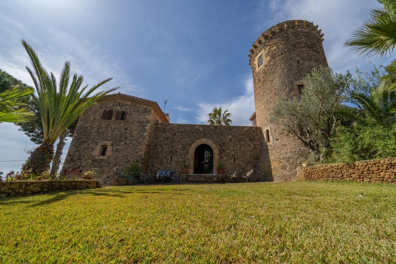 Castillo Can Xirau, Propiedad Exclusiva Con Piscina & Aircon Villa Santa Susanna Exterior foto